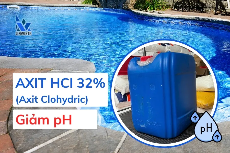 axit hcl giảm pH hồ bơi