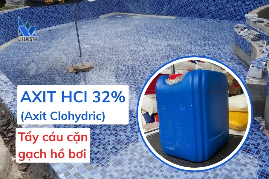 axit hcl tẩy cáu cặn
