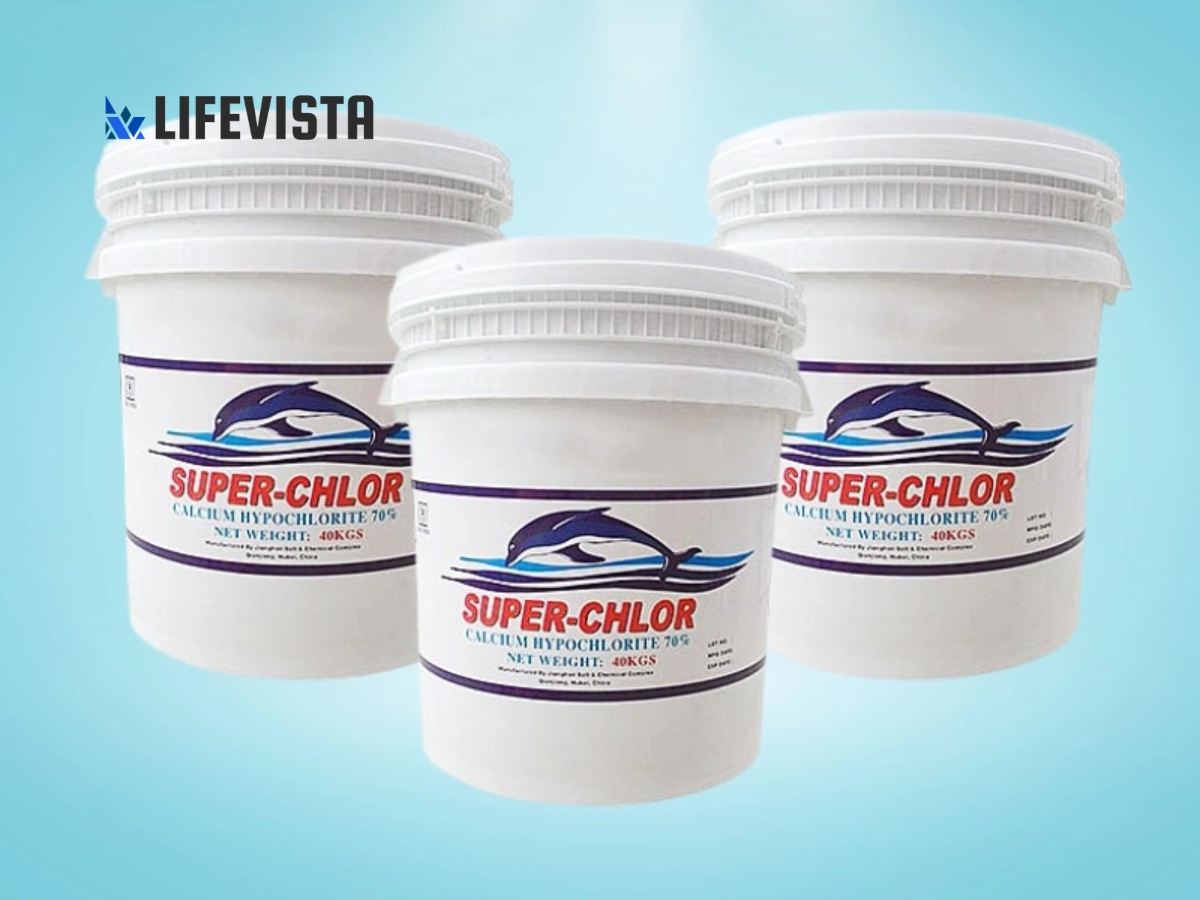 Hóa chất Chlorine Trung Quốc (Super-Chlor) với nhiều ứng dụng nổi bật