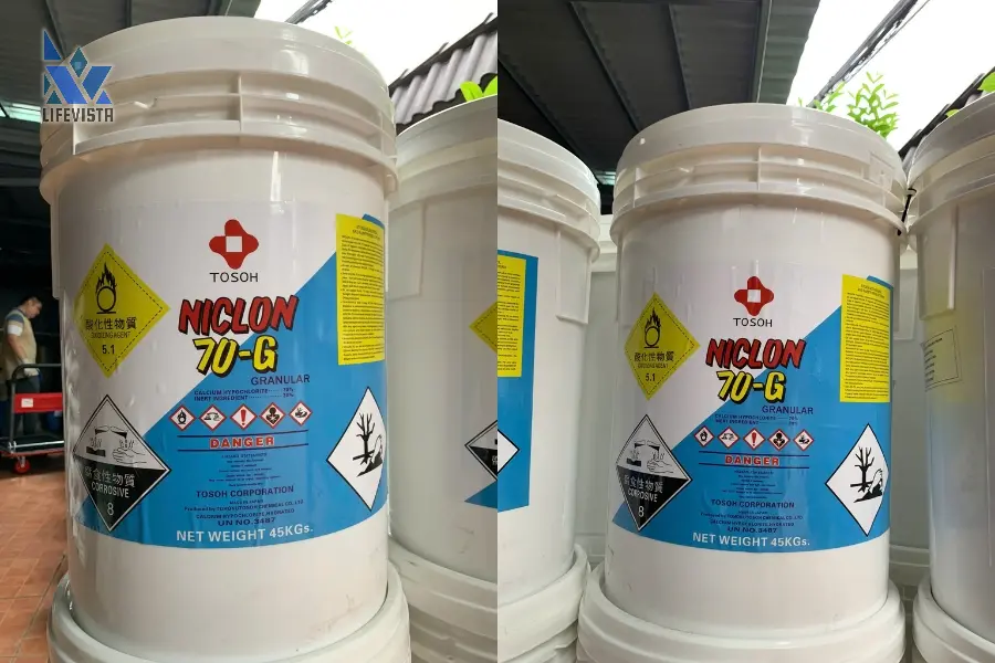 thùng clo niclon 70g