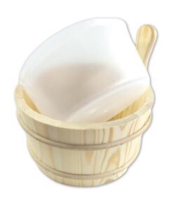 Xô gáo rưới nước phòng xông hơi khô