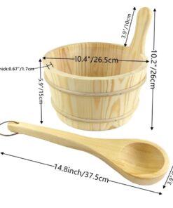 Xô gáo rưới nước phòng sauna