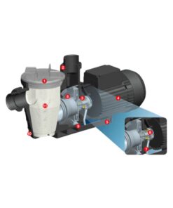 máy bơm hồ hồ bơi Waterco Hydrostorm Plus