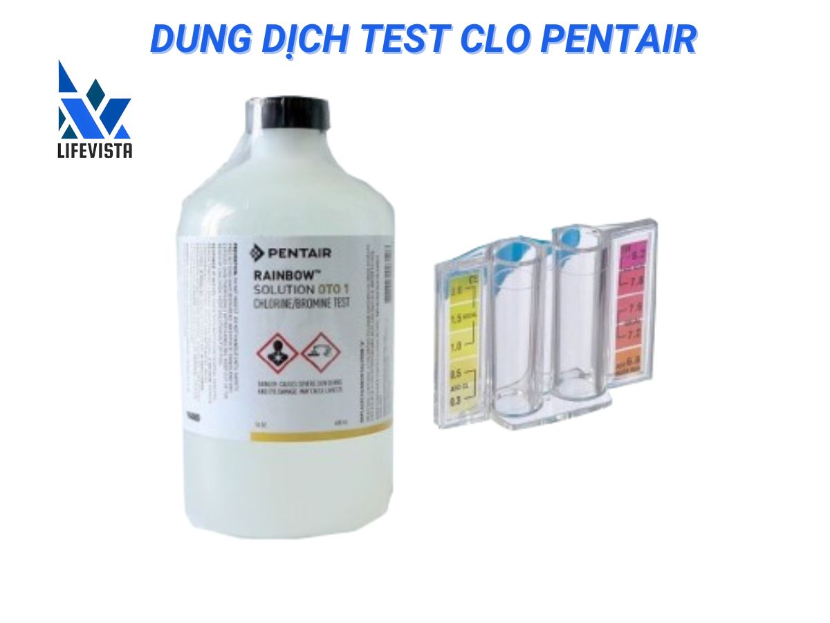 Dung dịch test Clo Pentair 480 ml là gì?