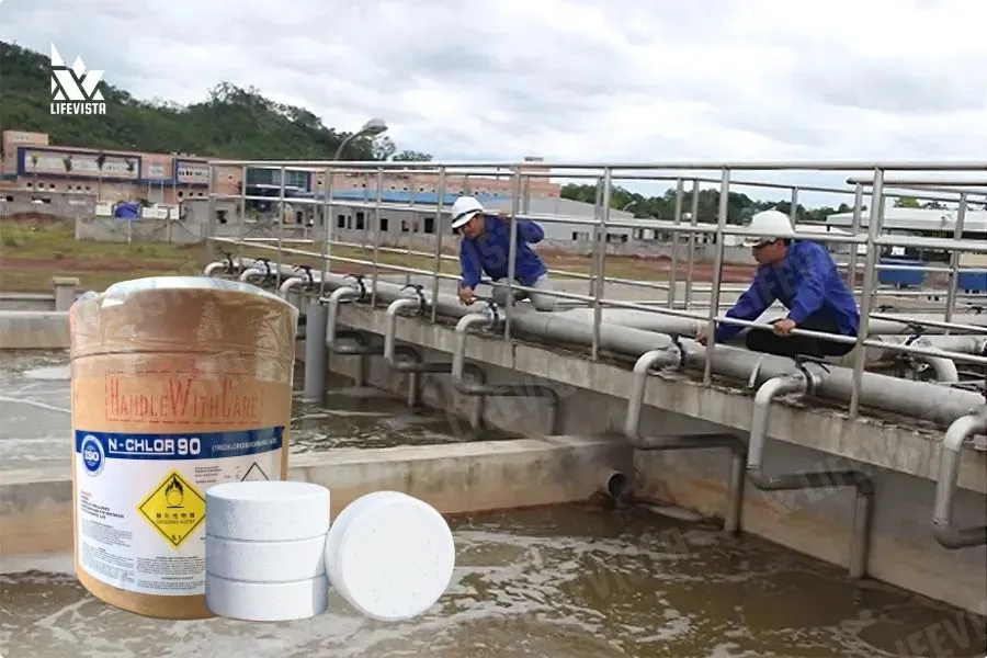 N-chlor 90 viên nén xử lý nước thải