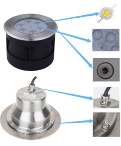 đèn led âm nước hồ bơi