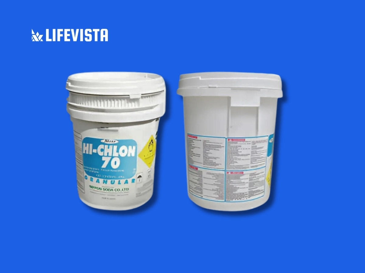 Sản phẩm hóa chất Chlorine 70% hiệu Nippon Nhật Bản