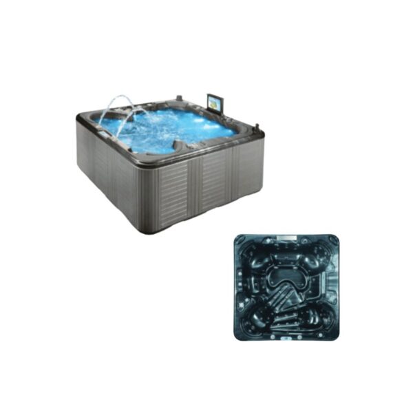 Bồn Jacuzzi cho 4 người có ghế nằm cho 2 người chất lượng