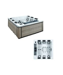 Bồn Jacuzzi Mojo 200 spa cho 4 người ghế nằm cho 2 người