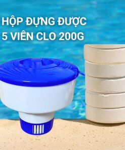 hộp đựng 5 viên clo
