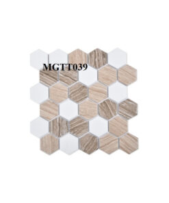 Gạch Mosaic gốm sứ lục giác họa tiết