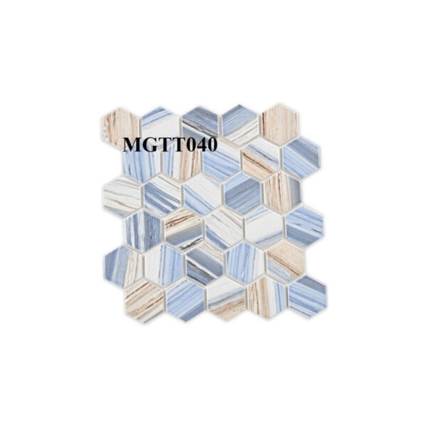 Gạch Mosaic gốm sứ lục giác họa tiết