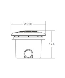 Hộp thu đáy hồ bơi Emaux EM2832C