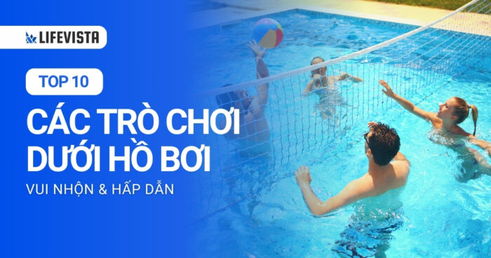 các trò chơi dưới hồ bơi