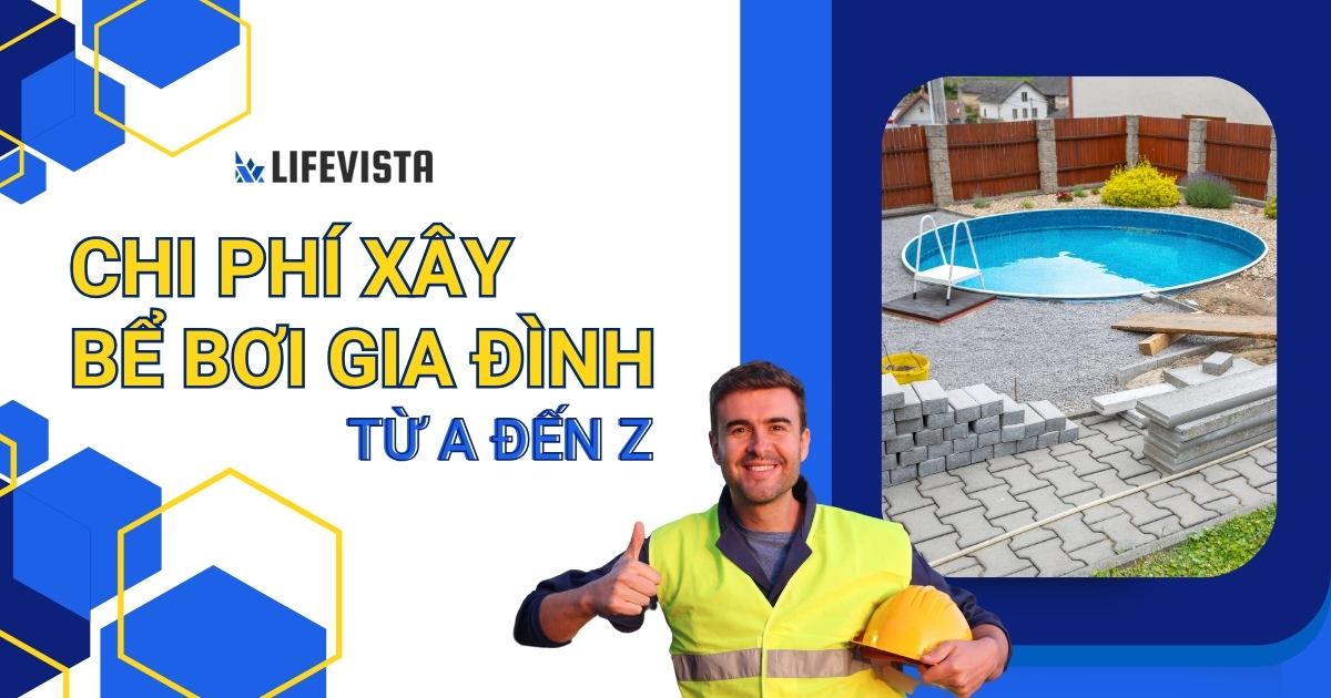 chi phí xây bể bơi gia đình