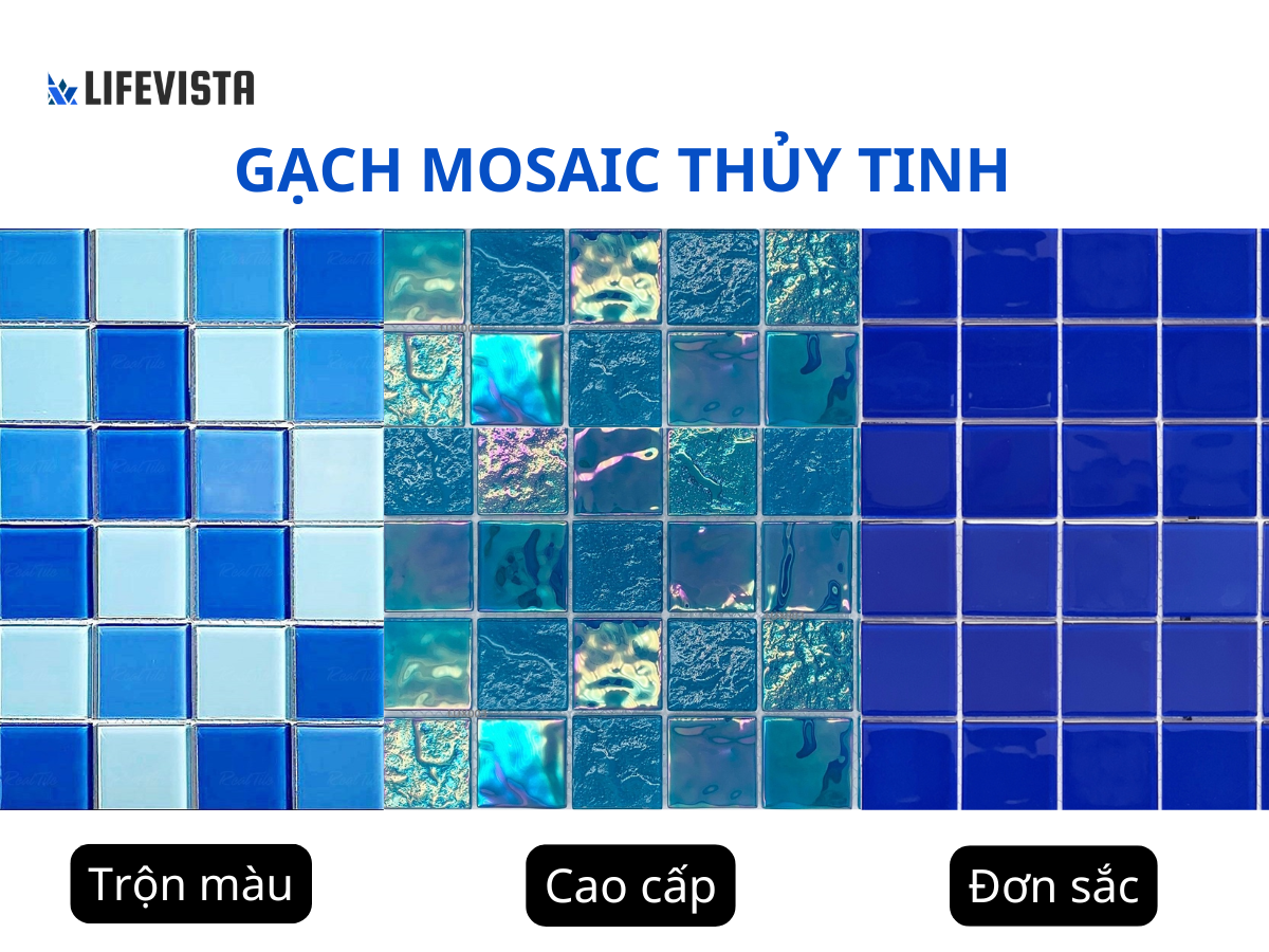 Gạch mosaic thủy tinh