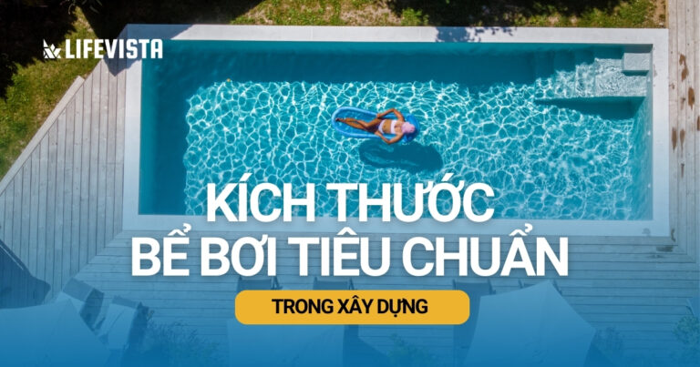 kích thước bể bơi tiêu chuẩn