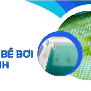 xử lý nước bể bơi bị xanh