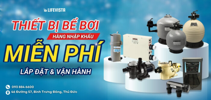 banner thiết bị bể bơi