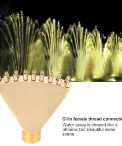 Đầu phun hình đuôi công kép đẹp nhất