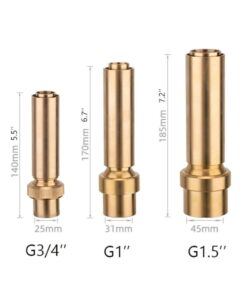 Vòi phun đàu kết nối DN20, DN25, DN40