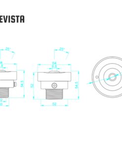 Kích thước của vòi phun nước mặt sàn PoolGuard