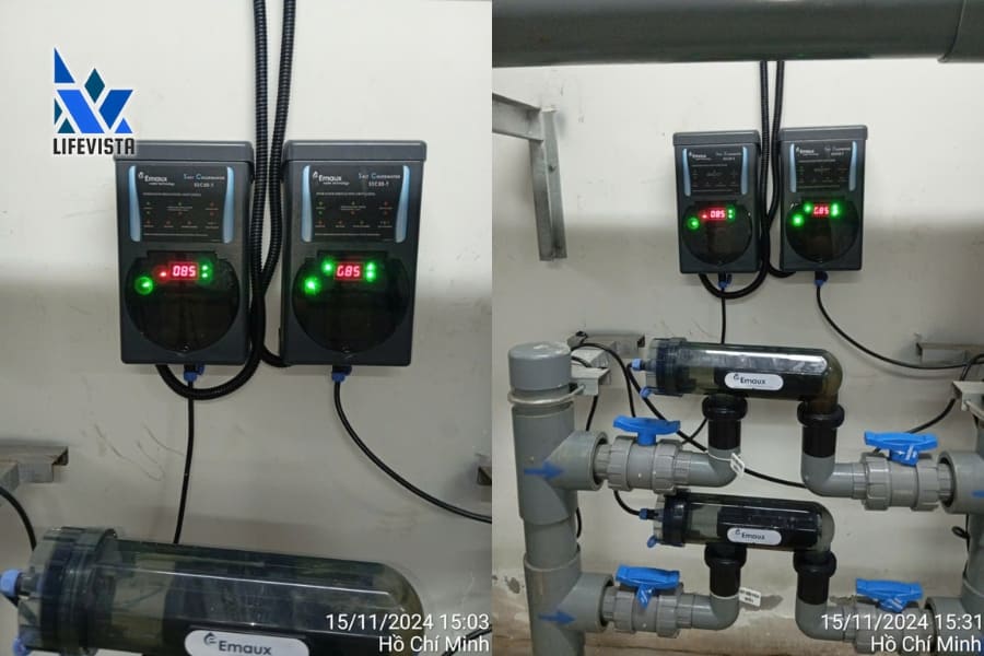 Bảo trì bộ điện phân muối