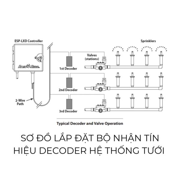 Bộ nhận tín hiệu decoder van điện từ