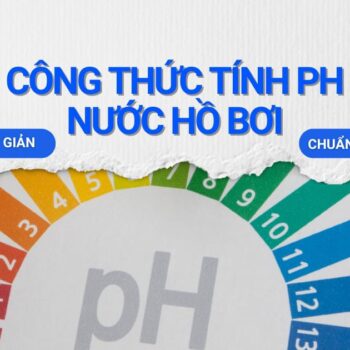 Công thức tính pH nước hồ bơi đơn giản và chuẩn nhất