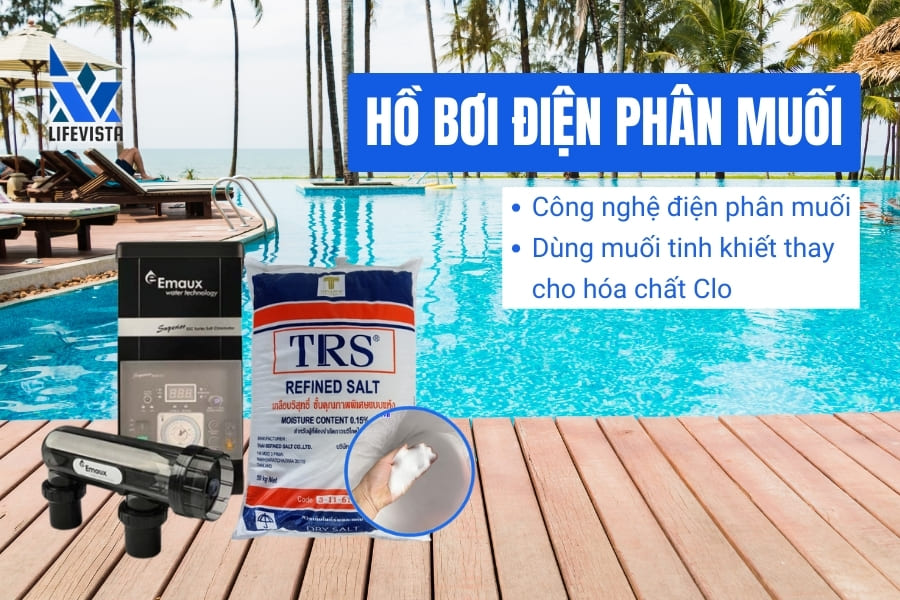 Hồ bơi điện phân muối