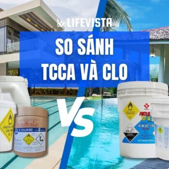 So sánh TCCA và Clo trong xử lý nước hồ bơi