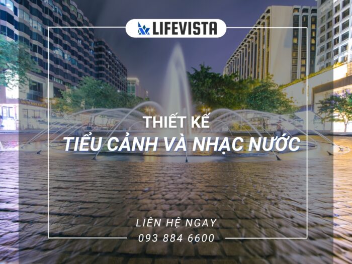 thiết kế tiểu và thiết kế nhạc nước