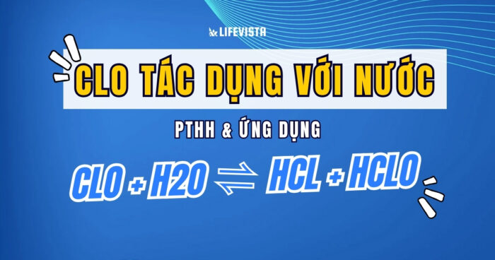 Clo tác dụng với nước