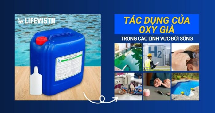 Tác dụng của oxy già trong xử lý nước hồ bơi và đời sống