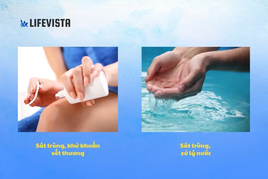 Một vài ứng dụng của oxy già