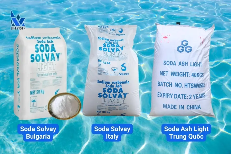 các loại soda xử lý nước