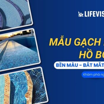 Gợi ý 2 mẫu gạch Mosaic hồ bơi bền màu, bắt mắt và được ưa chuộng