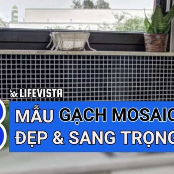 mẫu gạch Mosaic đen đẹp và sang trọng