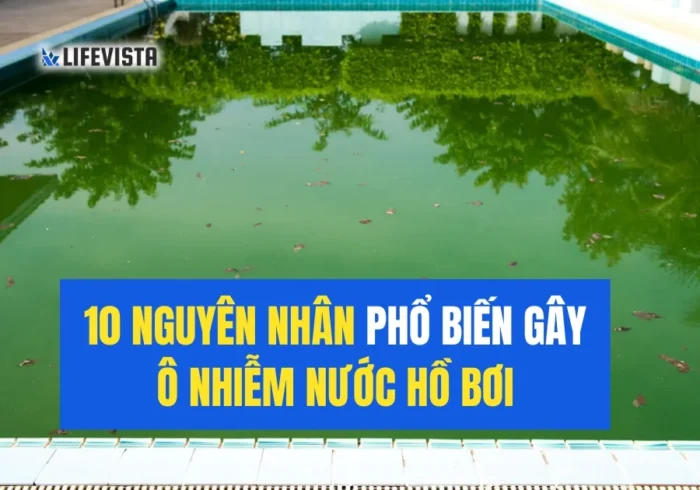 ô nhiễm nước hồ bơi