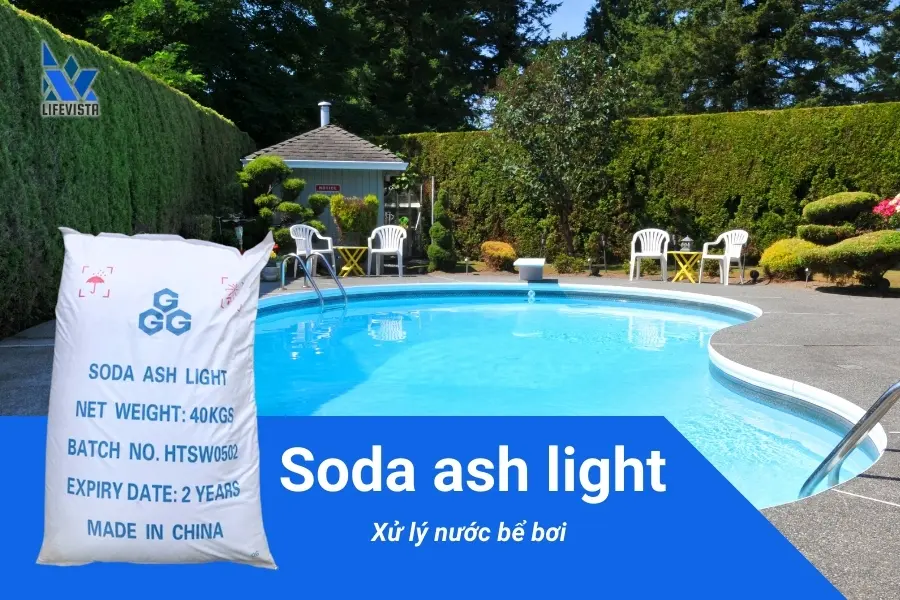 soda xử lý nước bể bơi