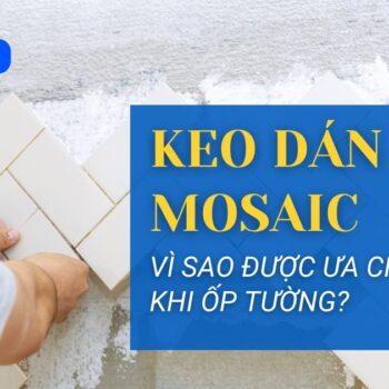 Vì sao keo dán gạch Mosaic được ưa chuộng khi ốp tường?