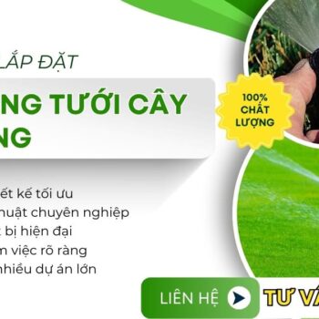 Đơn vị thiết kế hệ thống tưới cây tự động