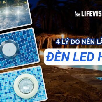 Bật mí 4 lý do bạn nên chọn lắp đèn LED hồ bơi