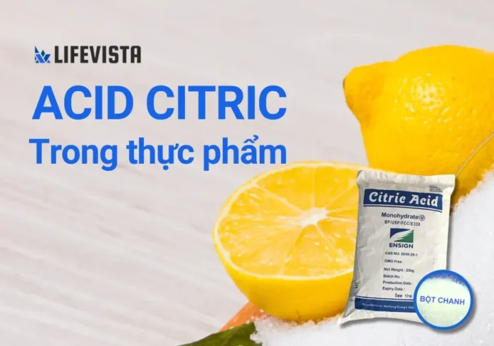 acid citric trong thực phẩm