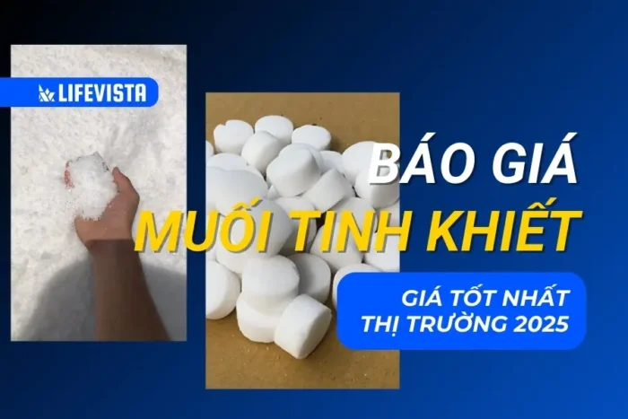 Báo giá muối tinh khiết giá tốt nhất trên thị trường 2025