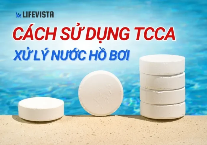 Cách sử dụng TCCA xử lý nước hồ bơi
