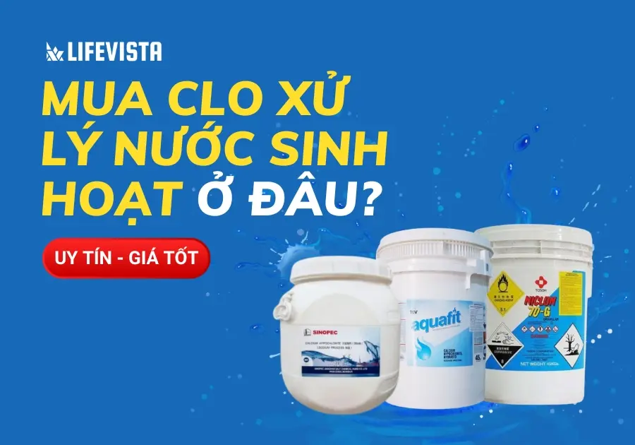 Mua clo xử lý nước sinh hoạt