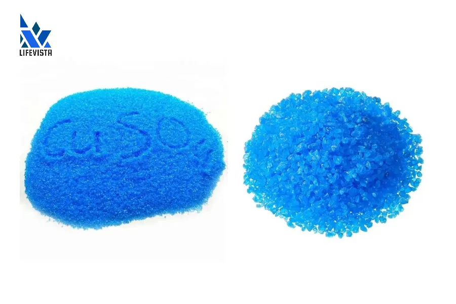 Đồng sunfat ngậm nước màu xanh lam