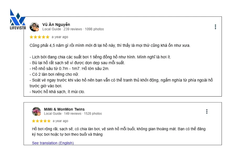 Review bể bơi Rạch Miễu