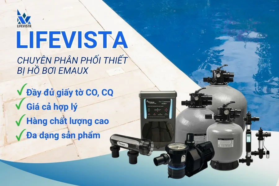 đơn vị phân phối thiết bị bể bơi Emaux